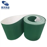 Green PVC Rough Top Conveyor Belt
